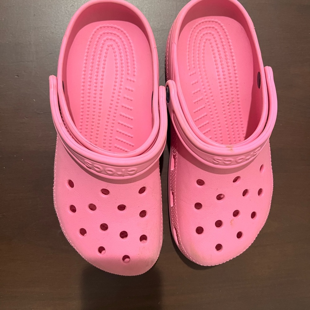 CROCS Pink Water Shoes with Ventilation Holes
